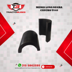 MEDIA LUNA NEGRA CAUCHO T040
