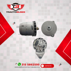 ALTERNADOR MERCEDES SERIE OM 24V 140AMP BOSCH 182MM 0120689535